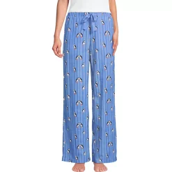 Women's Flannel Wide Leg Sleep Pants