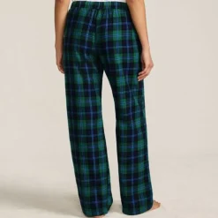 Women's Flannel Wide Leg Sleep Pants
