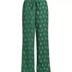 Women's Flannel Wide Leg Sleep Pants