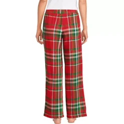 Women's Flannel Wide Leg Sleep Pants