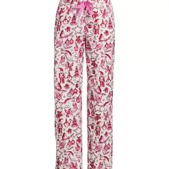 Women's Flannel Wide Leg Sleep Pants