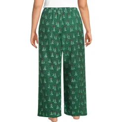 Women's Flannel Wide Leg Sleep Pants