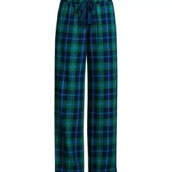 Women's Flannel Wide Leg Sleep Pants