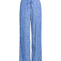 Women's Flannel Wide Leg Sleep Pants