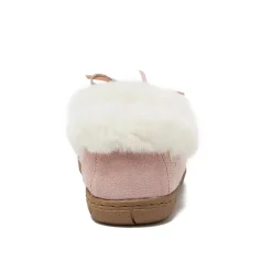 Women's Fluffy Lined Indoor Outdoor Moccasin Slippers
