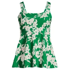 Women's Flutter Scoop Neck Tankini Top
