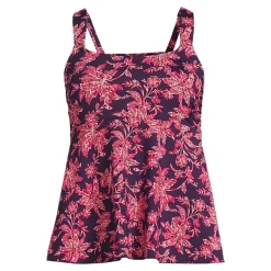 Women's Flutter Scoop Neck Tankini Top