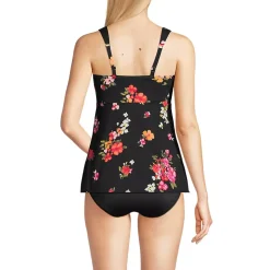 Women's Flutter Scoop Neck Tankini Top