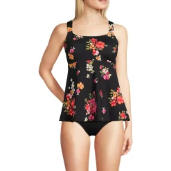 Women's Flutter Scoop Neck Tankini Top