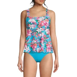 Women's Flutter Scoop Neck Tankini Top