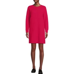 Women's Fuzzy Bow Back Mini Sweater Dress