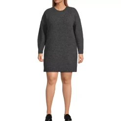 Women's Fuzzy Bow Back Mini Sweater Dress