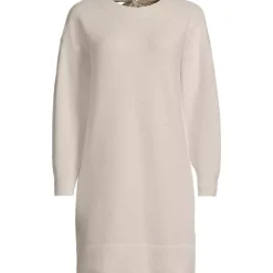Women's Fuzzy Bow Back Mini Sweater Dress