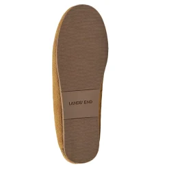 Women's Fuzzy Lined Suede Moccasin Slippers