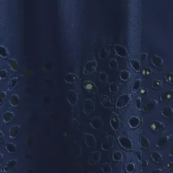 Women's Gathered Eyelet Top