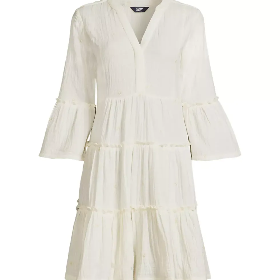 Women's Gauze Tiered Dress