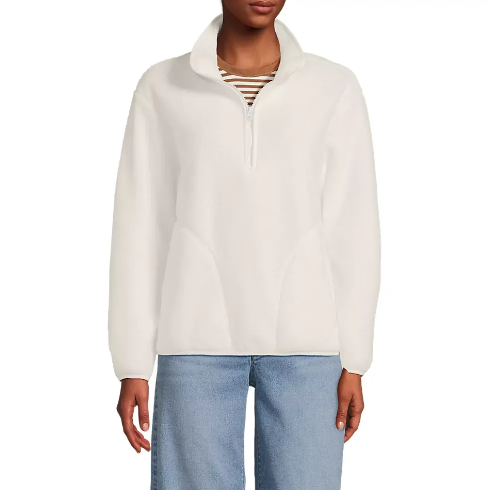 Women's Half Zip Cozy Sherpa Fleece Pullover