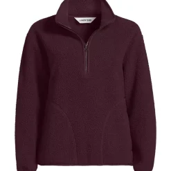 Women's Half Zip Cozy Sherpa Fleece Pullover