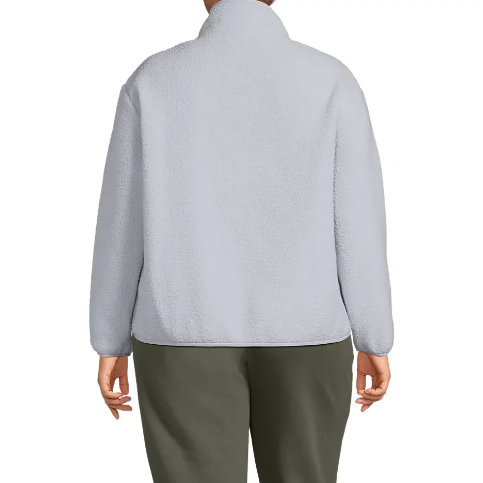 Women's Half Zip Cozy Sherpa Fleece Pullover