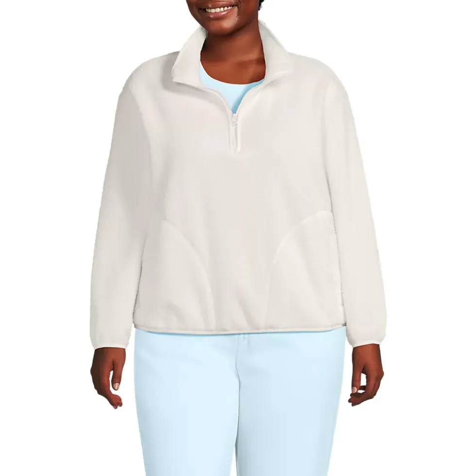 Women's Half Zip Cozy Sherpa Fleece Pullover