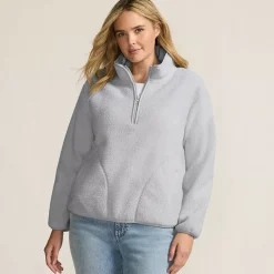 Women's Half Zip Cozy Sherpa Fleece Pullover