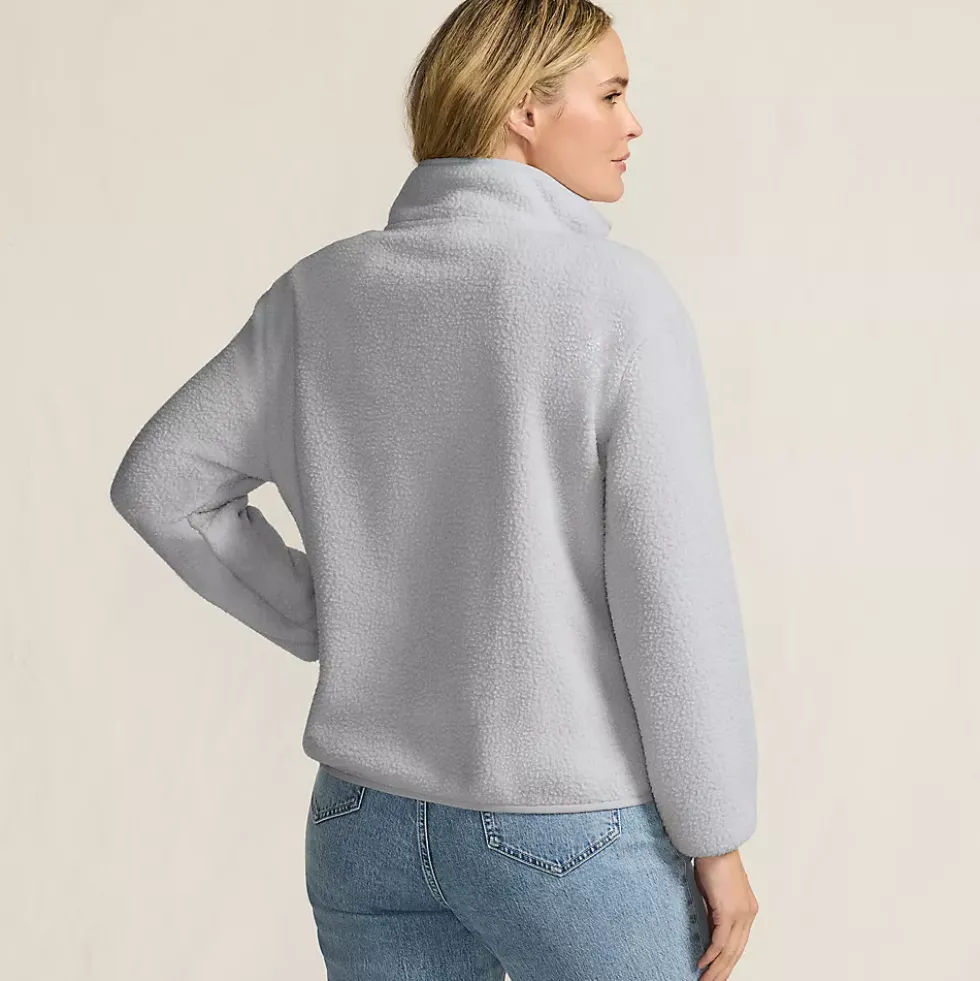 Women's Half Zip Cozy Sherpa Fleece Pullover
