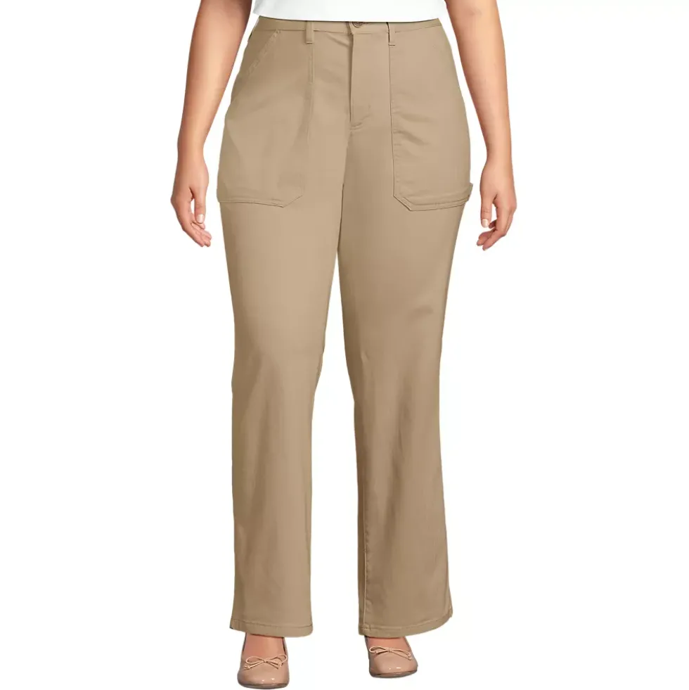 Women's Herringbone Chino High Rise Utility Pants
