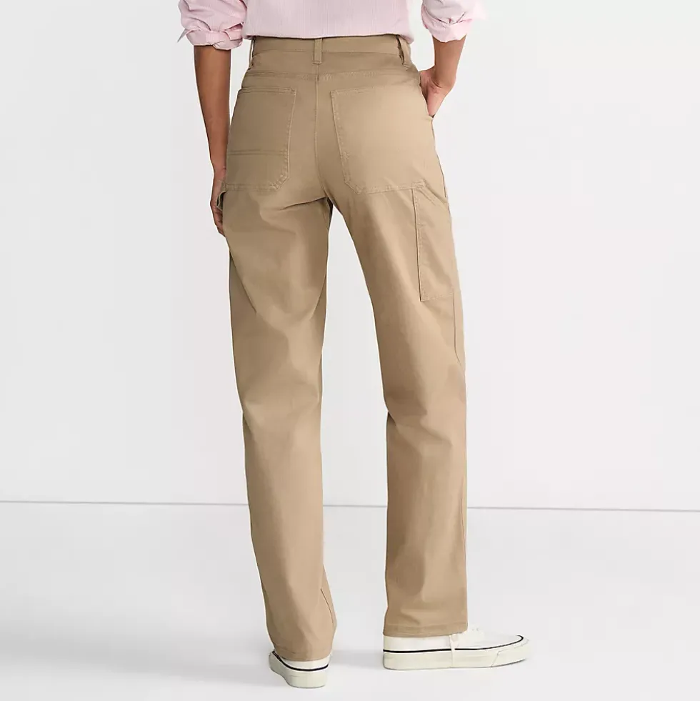 Women's Herringbone Chino High Rise Utility Pants