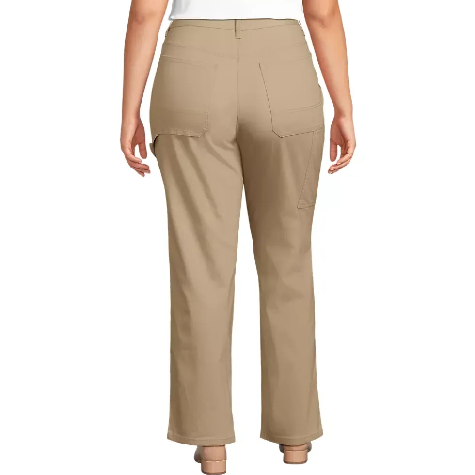 Women's Herringbone Chino High Rise Utility Pants