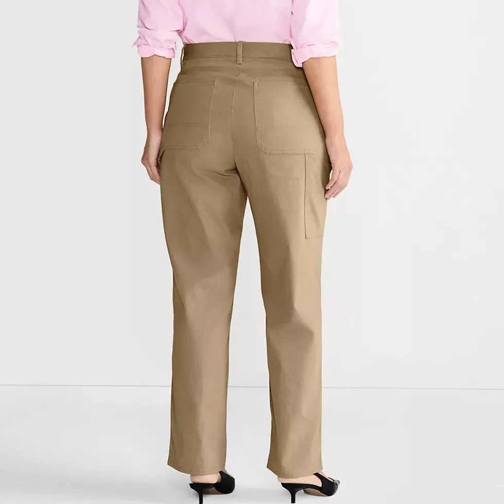 Women's Herringbone Chino High Rise Utility Pants