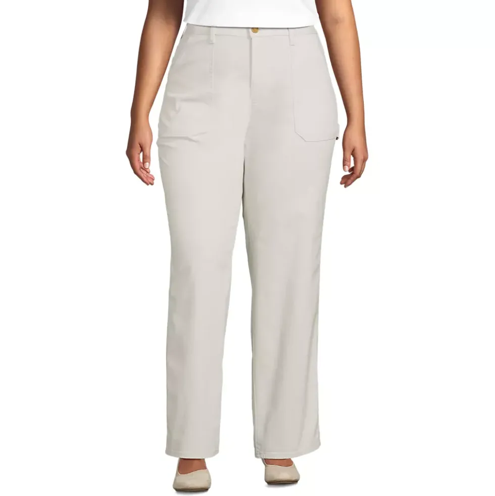 Women's Herringbone Chino High Rise Utility Pants