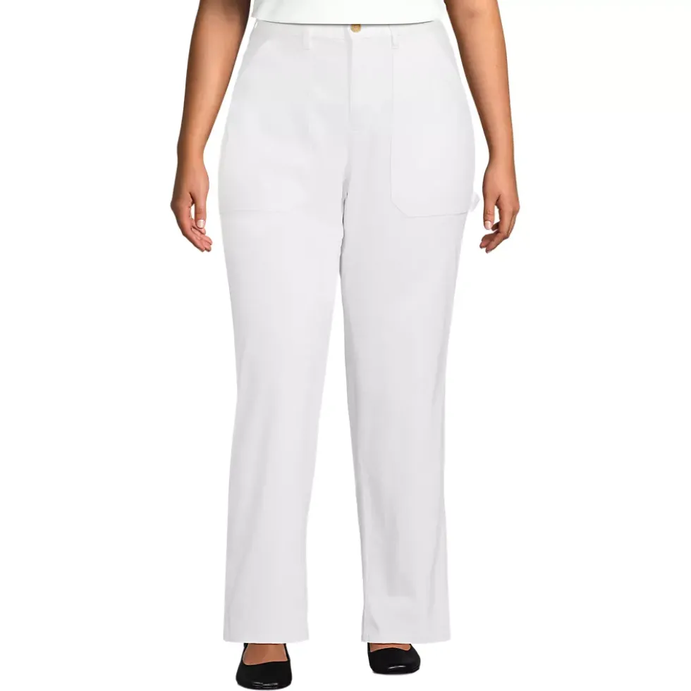 Women's Herringbone Chino High Rise Utility Pants