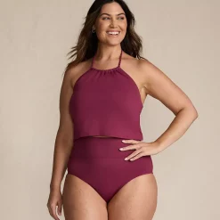 Women's High Neck Halter Bikini Top
