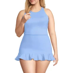 Women's High Neck Racerback Midkini Top