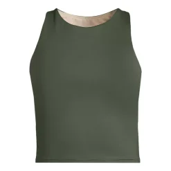 Women's High Neck Racerback Midkini Top