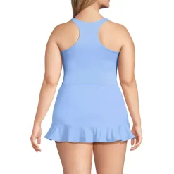 Women's High Neck Racerback Midkini Top