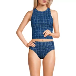 Women's High Neck Racerback Midkini Top