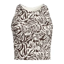 Women's High Neck Racerback Midkini Top