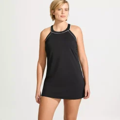 Women's High Neck Swim Dress Swimsuit