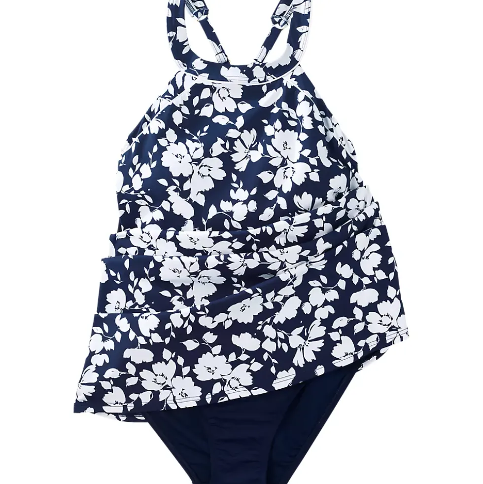 Women's High Neck Swim Dress Swimsuit