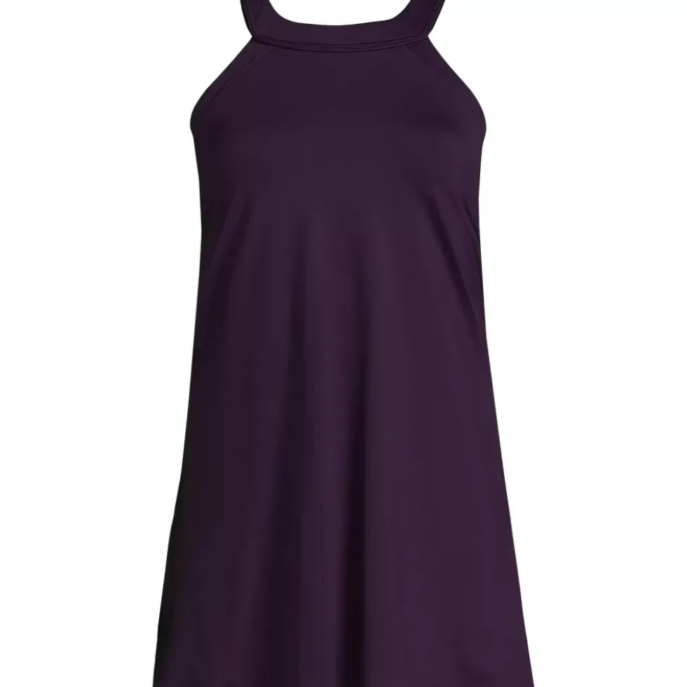 Women's High Neck Swim Dress Swimsuit