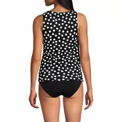 Women's High Neck UPF 50 Sun Protection Modest Tankini Swimsuit Top