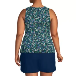 Women's High Neck UPF 50 Sun Protection Modest Tankini Swimsuit Top