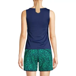 Women's High Neck UPF 50 Sun Protection Modest Tankini Swimsuit Top