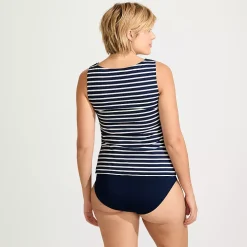 Women's High Neck UPF 50 Sun Protection Modest Tankini Swimsuit Top