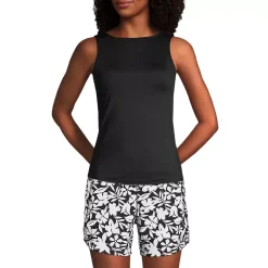Women's High Neck UPF 50 Sun Protection Modest Tankini Swimsuit Top