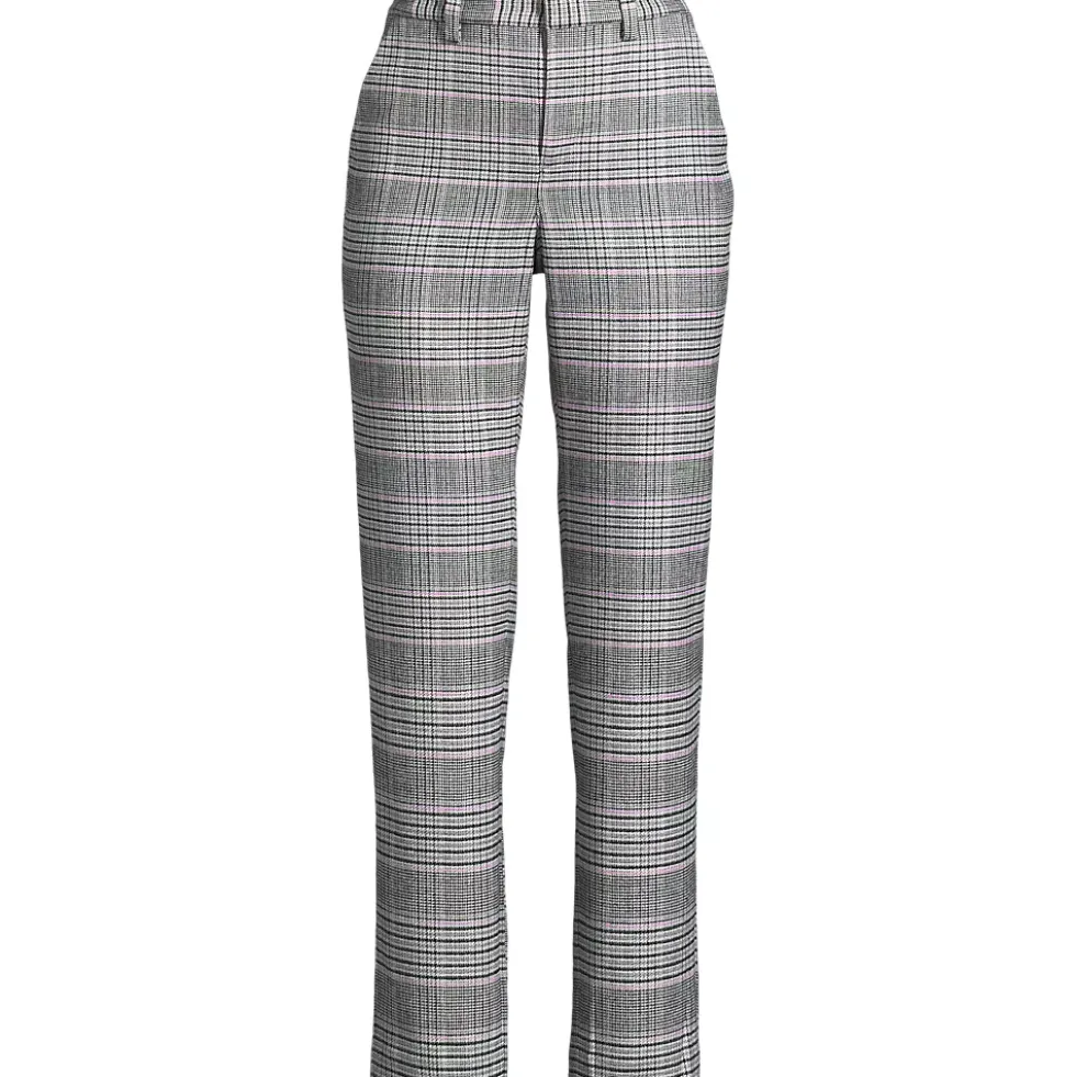Women's High Rise Brushed Flannel Tapered Ankle Pants