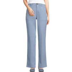 Women's High Rise Chino Utility Straight Leg Pants