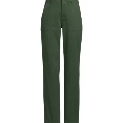 Women's High Rise Chino Utility Straight Leg Pants