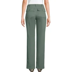 Women's High Rise Chino Utility Straight Leg Pants